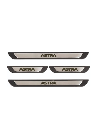 Opel Astra H Kasa 2004-2013 Modeller Old Krom Kapı Eşiği 4 Parça Paslanmaz Çelik