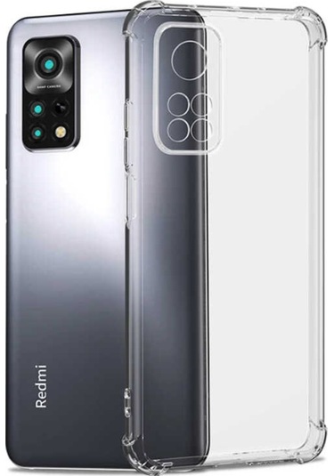 Xiaomi Redmi Note 11 Global Kılıf Zore Kamera Korumalı Nitro Anti Shock Silikon Renksiz
