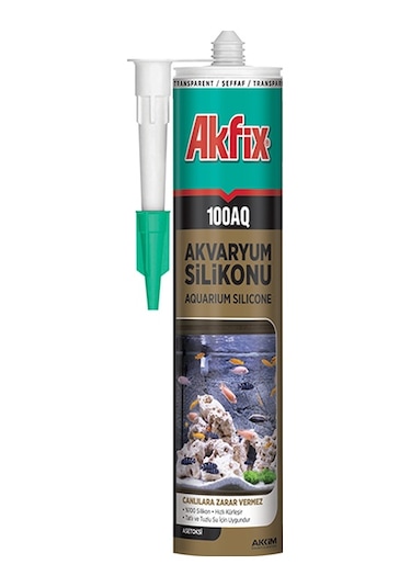 Akfix Sa080 Akvaryum Silikonu 280 Ml Şeffaf