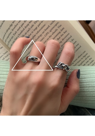 Happy Smile Face Love Wear Combination Ring, Color: J1991 Çok Renkli