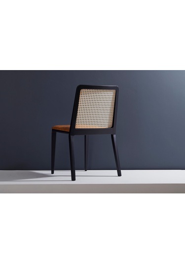 Martha Hazeranlı Ahşap Sandalye Sarı - Siyah