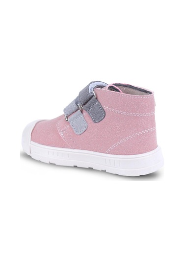Kaptan Junior Kız Bebek Çocuk Botu Ortopedik İlkadım Kaymaz Taban Bmlk 550 Pembe