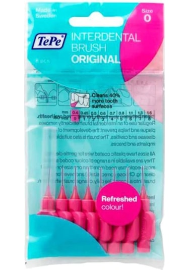 Tepe Interdental Arayüz Fırçası 0.4 MM 8'li x 2 Adet