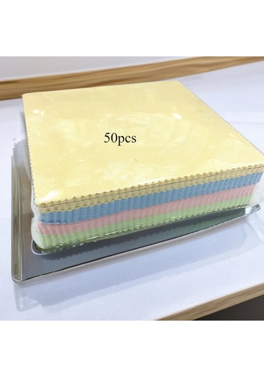 Willowhaven 50 Adet Mikrofiber Temizlik Bezi Çizilmesiz Lifsiz Kalıntı Bırakmaz Yüksek Emici