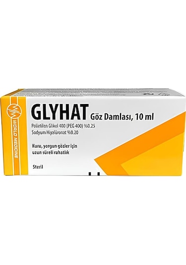 Glyhat Kuru ve Yorgun Gözler İçin Göz Damlası 10 ML