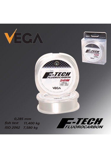 Vega F-Tech Fluorocarbon 50Mt 0,285 Mm Misina