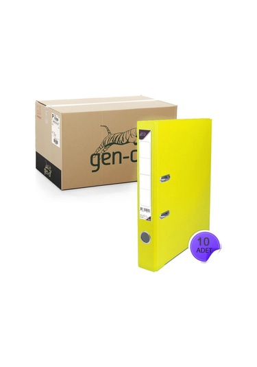 Gen-of Plastik Klasör Dar Mavi 10 Lu