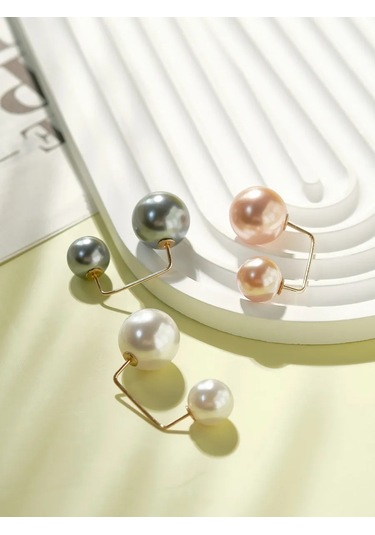 Qf Broş İğnesi Bijuteri Seti 3 Adet 438990988 Beyaz