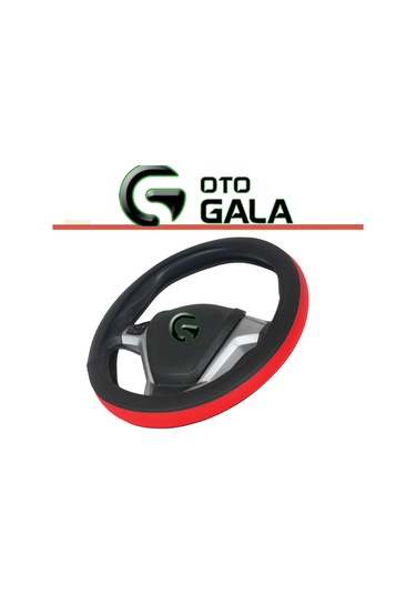 Direksiyon Kılıfı Geçmeli Çember Kırmızı Kırmızı
