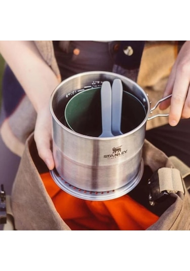 Stanley Adventure Paslanmaz Çelik 2.0 İki Kişilik Pişirme Seti Gri