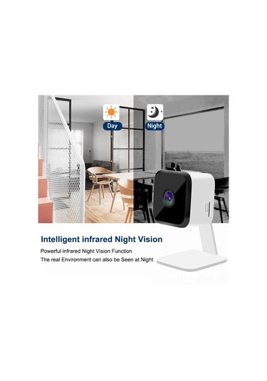 Xindoker Tuya Akıllı Bebek İzleme Kamerası: 1080p Hd, Gece Görüşlü, Wi-fi Bağlantılı, Sesli İletişim, Hareket Algılama 111 Karakter