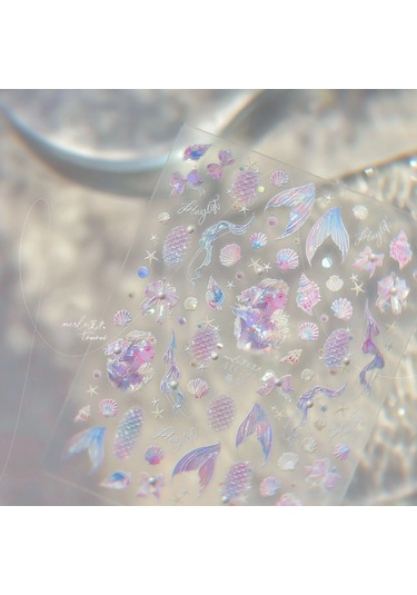 1 Adet Sevimli Bir Torba Denizyıldızı Tırnak Charm Çıkartmalar 3d Jöle Okyanus Balık Kabarcık Yapışkanlı Tırnak Etiket Dıy Yaz Tırnak Sanat Süslemeleri Gümüş Gri