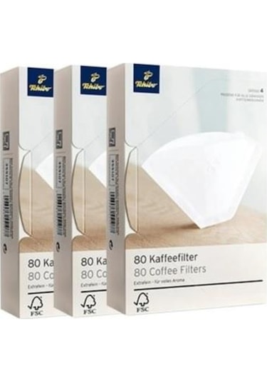 Tchibo Filtre Kahve Kağıdı 3 x 80 Adet