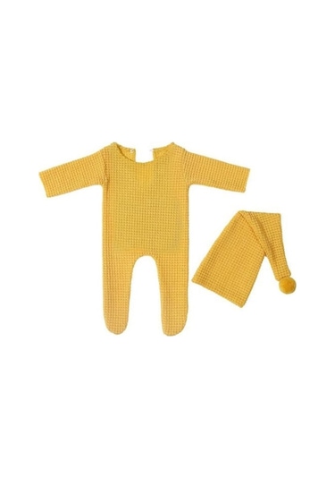 Trendooze Yousheng Yenidoğan Tulum Tığ Takım Sevimli Sahne Romper Pembe Kıyafet Jakarlı Fotoğrafçılığı Fotoğraf Esneklik Desen Büyük Bebekler Bebek 1 Ay Pembe