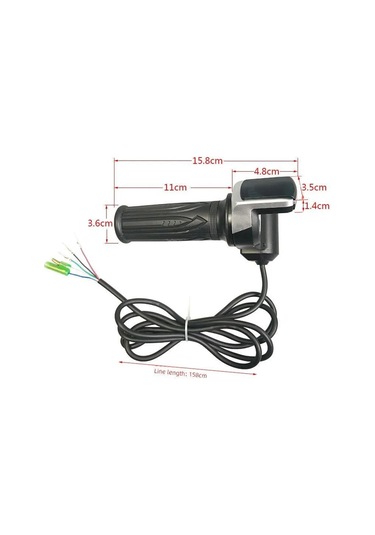 Padalink 36v Elektrikli Araç Lcd Hız Kontrol Cihazı: Akü Göstergeli, Kilitleme Fonksiyonlu Gaz Tutucu