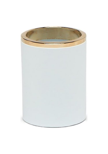 Primanova Lenox Diş Fırçalık Beyaz Altın M-e33-01-a Beyaz