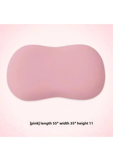 Mufunye Kedi Karın Desenli Ultra Yumuşak Hafıza Köpük Yastık, Boyun Ağrısı Azaltıcı, Uyku Kalitesini Artırıcı, 35x55 Cm 900g Pembe, Toptan Satış Pembe