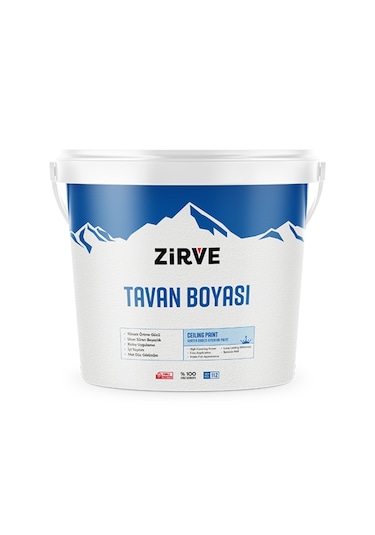 Zirve Tavan Boyası 1 Kg Beyaz 1 KG