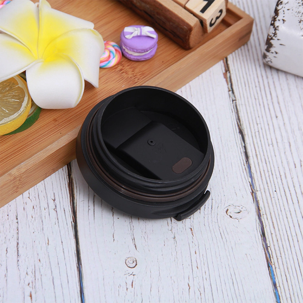 Neevoyu 500ml Siyah 304 Çelik Çift Katlı Vakumlu Termos Bardak, Arabada Kullanım, Isı Ve Soğuk Saklama, Taşınabilir Kahve/çay Bardağı