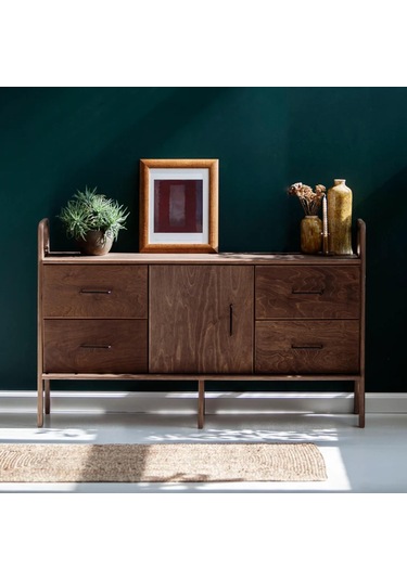 Woodesk Tesoro, Ahşap, Dolap Ve Konsol, 140x90, Ceviz Renk