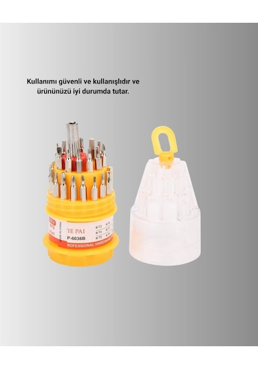 Elektronik Tamir Tornavida Seti Ateşe Dayanıklı Ve Ergonomik