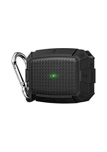 Airpods Uyumlu Pro Kılıf Silikon Dörtgen Zırh Kılıf 10 001