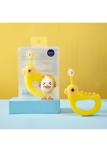 Sones 2 Adet Raoyı Karikatür Küçük Sarı Tavuk Yumuşak Saç Diş Fırçası Sarı