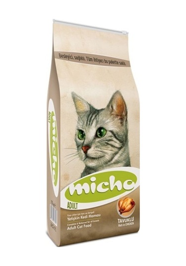 Micho Tavuklu Yetişkin Kedi Maması Orijinal Kapalı Ambalaj 2 Paket X 3 Kg Toplam 6 Kg.