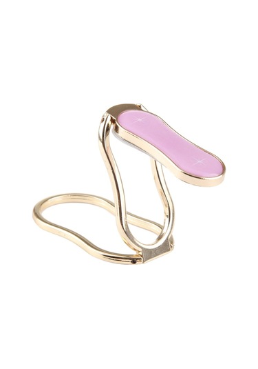 Soulader İphone Uyumlu 16 Serisi İçin Metal Yüzük Tutucu Ve Katlanabilir Telefon Standı - Pembe Renkli Pratik Cep Telefonu Aksesuarı Pembe