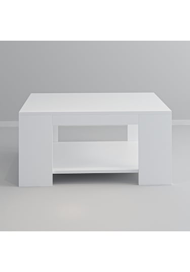 Lina Orta Sehpa – Modern Minimal Tasarım Beyaz