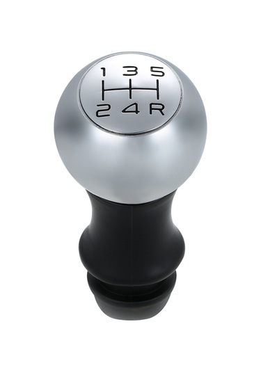 Kangvka Peugeot İçin Manuel 5 Vitesli Krom Kaplama Vites Çubuğu Kafa 307, 308, 408, 2008, 206, 207, 208, 301, 3008 Uyumlu Gümüş