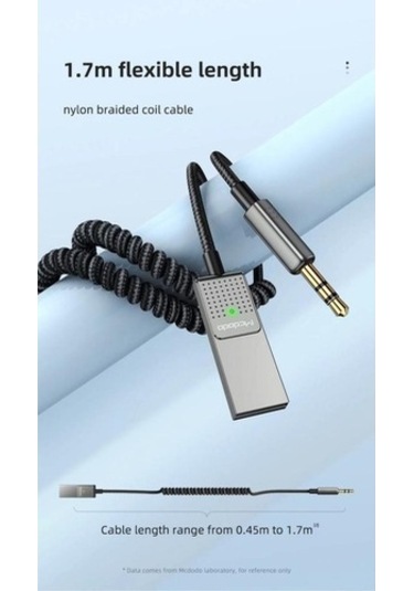 Mcdodo Bluetooth Receiver Aux Kablo Wireless Araç Kiti Ca-8700 (487323324)