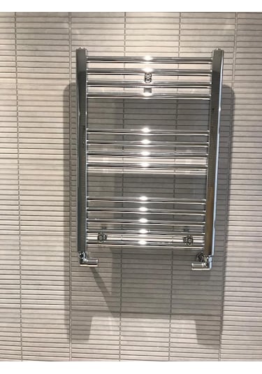 Krom Radyatör & Havlupan Vanası 3 Eksenli Set