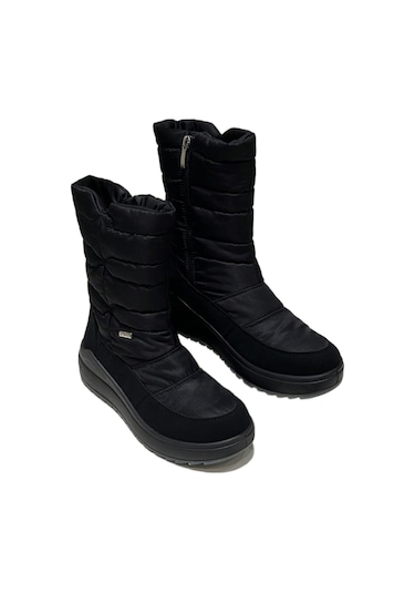 Bot Kadın Diğer 6334 2j Jacalu Textile Upper And Synt Leather-pu Sole Black Siyah