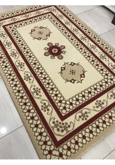Saray Halı Gold Serisi 2165 Krem 150X230 %100 Yün Halı 4 M2 Krem