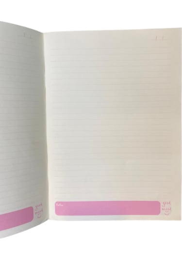 Perfectionist Mükemmelliyetçi Temalı Çizgili Defter Zamansız Ajanda Siyah