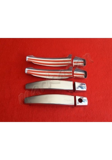 Markadan Opel Vectra C Krom Kapı Kolu 2002-2009 4 Kapı  Paslanmaz