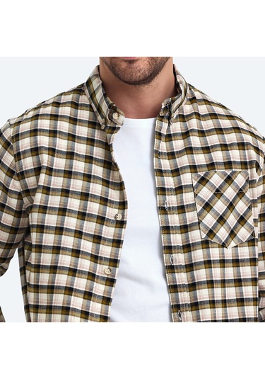 The Crow MANCHESTER Erkek  Haki Gömlek