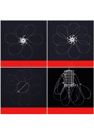 Homyl Yengeç Tuzağı Ayarlanabilir Balıkçılık Stil-a