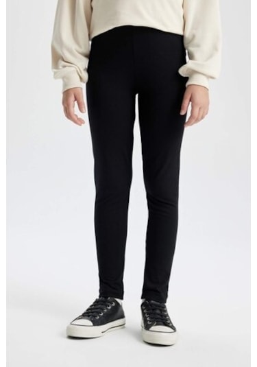 DeFacto Kız Çocuk Tayt B7786A8NSBK81 Siyah