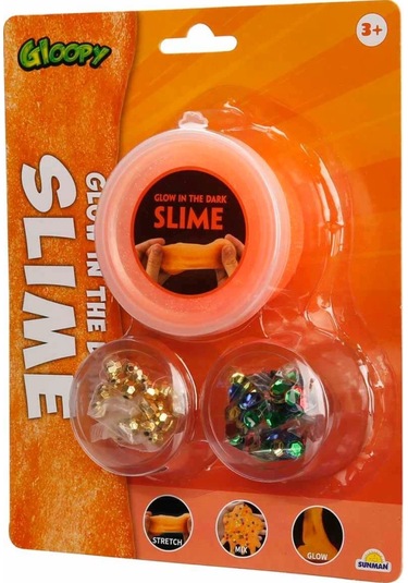 Karanlıkta Parlayan Turuncu Slime