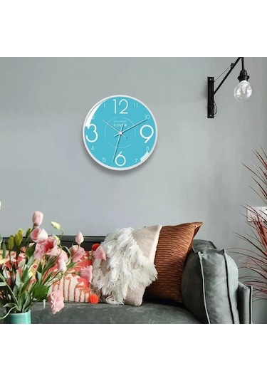 Pazly Yaratıcı Suntek Stil-c Stil Saat Ofis Modern Komik Inç Geriye C 12 Hd Çok Renkli