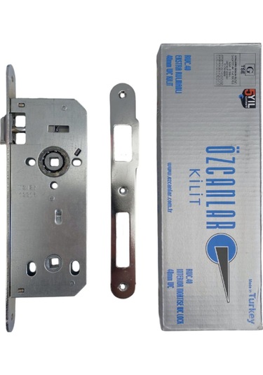 Oval 40mm Gömme İç Kapı Wc Kilidi Tuvalet Ve Banyo Kapısı Kilidi Wc 23mmx40mm