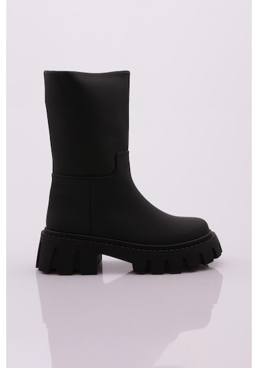 Dgn 1088-2027 Kadin Kalin Taban Bot 1088-2027-R1534 Siyah