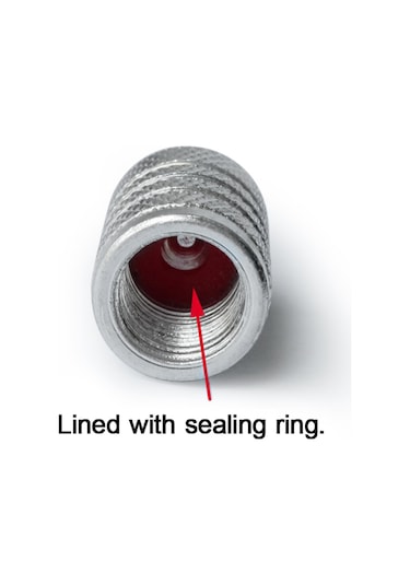 Neevoyu 4 Adet Aluminyum Jant Valf Kapağı, Roket Desenli, Su Geçirmez, Sıcak/soğuk Dayanıklı, Evrensel Uyumlu Oto, Araba, Bisiklet - Altın