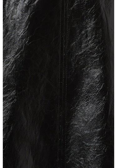 Marella Coated Twill Flared Midi Etek, Modern Ve Şık Tasarım Siyah