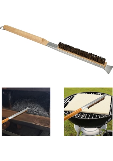 Suntek Pizza Fırın Fırçası Çıkarılabilir Taşı Kamp D