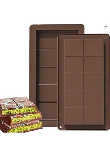 Silikon Dubai Çikolata Kalıbı Çok Renkli