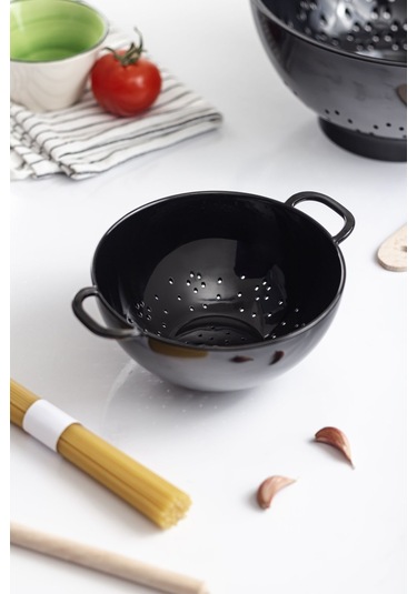 Akrilik Siyah Mini Pirinç Süzgeçi & Bakliyat Süzgeçi 3 Su Bardağı Ölçülü Diğer