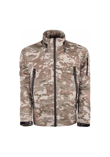 Vav Wear Tactical Outdoor Softshell Erkek Mont Shellht04 Haki